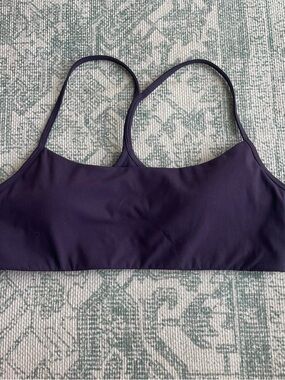 Garage Dark Purple Bralette with Thin Straps